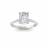 2 Ct Elongated Cushion Diamond Solitaire Engagement Ring
