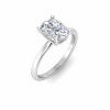 2 Ct Elongated Cushion Diamond Solitaire Engagement Ring