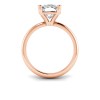 3 Ct Elongated Cushion CZ Solitaire Engagement Ring