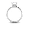 1.5 Ct Emerald Diamond Solitaire Engagement Ring