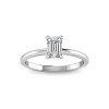 .75 Ct Emerald Cut Lab Diamond Solitaire Ring