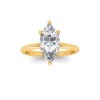 2 Ct Marquise Lab Diamond Solitaire Engagement Ring