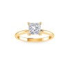 1.5 Ct Princess CZ Solitaire Engagement Ring