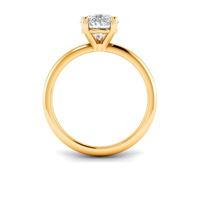 3.5 Ct Pear Lab Diamond Solitaire Engagement Ring