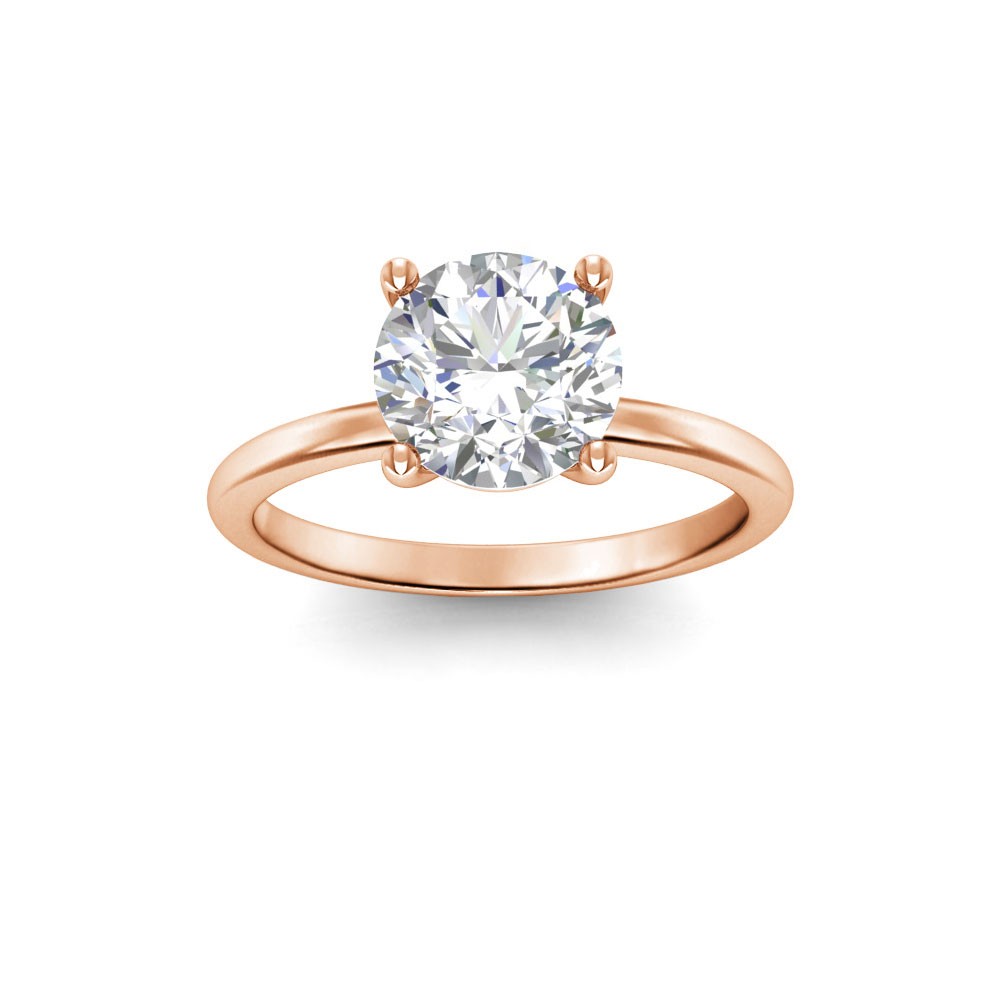 2 Ct Round Diamond Solitaire Engagement Ring