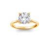 2.5 Ct Round CZ Solitaire Engagement Ring