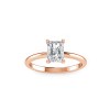 1 Ct Radiant CZ Solitaire Engagement Ring
