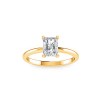 1 Ct Radiant Lab Diamond Solitaire Engagement Ring