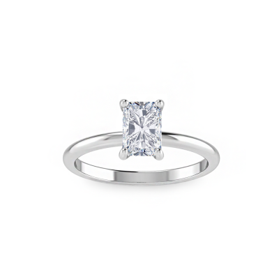1 Ct Radiant Lab Diamond Solitaire Ring