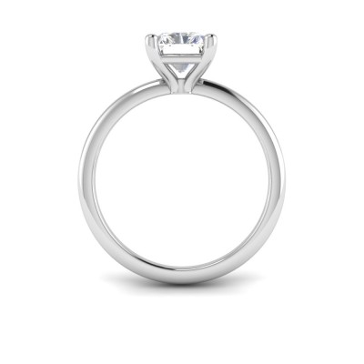 2 Ct Radiant Lab Diamond Solitaire Engagement Ring