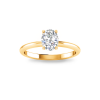 1.5 Ct Oval Diamond Solitaire Engagement Ring