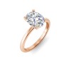 2 Ct Oval Lab Diamond Solitaire Engagement Ring