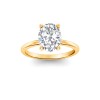 2 Ct Oval Diamond Solitaire Engagement Ring