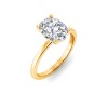 2 Ct Oval Diamond Solitaire Engagement Ring