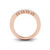 1 Ctw Round Moissanite Luxe Prong Set Wedding Band