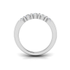 1 Ctw Round Moissanite Luxe Prong Set Wedding Band