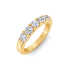 1 Ctw Round Diamond Luxe Prong Set Wedding Band