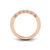 .80 Ctw Round Diamond Statement Curved Band