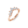 5 Stone Moissanite Nesting Ring