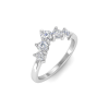 5 Stone Moissanite Nesting Ring