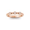 Alternating Three Diamond Ring