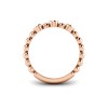 Alternating Three Diamond Ring