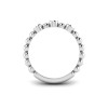 Alternating Three Diamond Ring