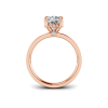 1.5 Ct Cushion Lab Diamond & .33 Ctw Diamond Surprise Channel Set Hidden Halo Engagement Ring