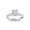 2.42 Ctw Cushion Diamond Gala Hidden Halo Engagement Ring