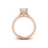 2.42 Ctw Emerald Diamond Gala Hidden Halo Engagement Ring
