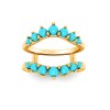 Graduated Turquoise Ring Jacket