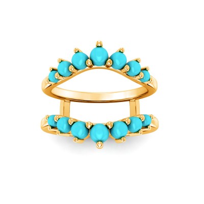 Graduated Turquoise Ring Jacket