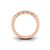 1.50 Ctw Moissanite Double Row Band