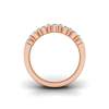 3 Ctw Lab Diamond Three Row Band