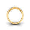 3 Ctw Moissanite Three Row Band