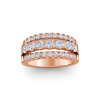 1.21 Ctw Moissanite Multi Row Band