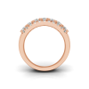 1.21 Ctw Moissanite Multi Row Band