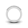 1.21 Ctw Moissanite Multi Row Band