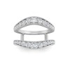 Moissanite Classic Milgrain Ring Jacket
