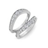Moissanite Classic Milgrain Ring Jacket
