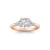 Trio Cluster Engagement Ring Setting