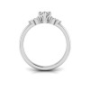 1.18 Ctw Marquise Diamond Trio Cluster Engagement Ring