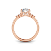 2.18 Ctw Round Diamond Trio Cluster Engagement Ring
