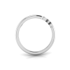 Birthstone Script Open Name Ring