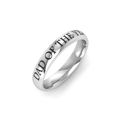 Dad of the Year Men's Ring