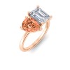 2 Ctw Pear & Emerald Birthstone Toi et Moi Two Stone Ring