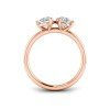 2 Ctw Double Pear CZ Toi et Moi Two Stone Ring
