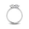 2 Ctw Double Pear Moissanite Toi et Moi Two Stone Ring