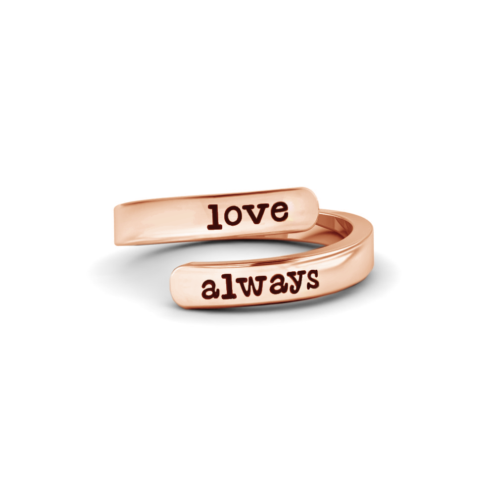 Overlapping Two Name Ring