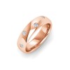 Inlay CZ Classic Wedding Ring